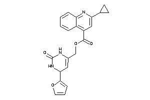 2-cyclopropylcinchonin [4-(2-furyl)-2-keto-3,4-dihydro-1H-pyrimidin-6-yl]methyl Ester