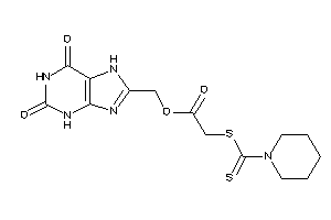 2-(piperidine-1-carbothioylthio)acetic Acid (2,6-diketo-3,7-dihydropurin-8-yl)methyl Ester