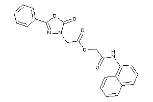 2-(2-keto-5-phenyl-1,3,4-oxadiazol-3-yl)acetic Acid [2-keto-2-(1-naphthylamino)ethyl] Ester