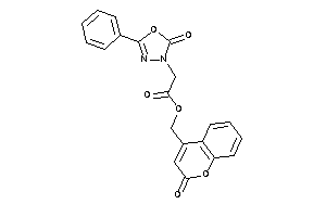 2-(2-keto-5-phenyl-1,3,4-oxadiazol-3-yl)acetic Acid (2-ketochromen-4-yl)methyl Ester