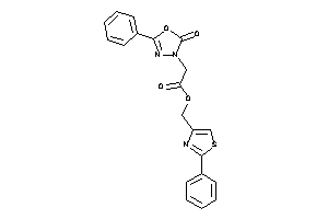 2-(2-keto-5-phenyl-1,3,4-oxadiazol-3-yl)acetic Acid (2-phenylthiazol-4-yl)methyl Ester