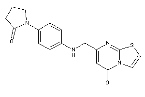 7-[[4-(2-ketopyrrolidino)anilino]methyl]thiazolo[3,2-a]pyrimidin-5-one