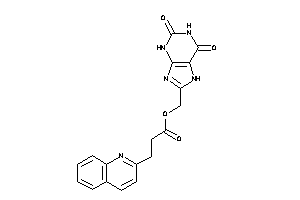 3-(2-quinolyl)propionic Acid (2,6-diketo-3,7-dihydropurin-8-yl)methyl Ester