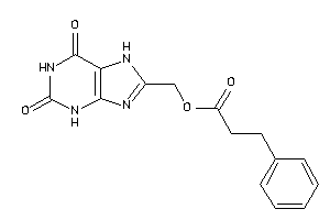 3-phenylpropionic Acid (2,6-diketo-3,7-dihydropurin-8-yl)methyl Ester