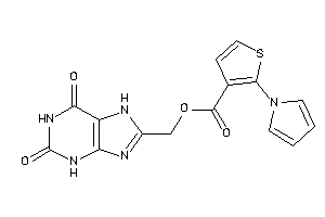 2-pyrrol-1-ylthiophene-3-carboxylic Acid (2,6-diketo-3,7-dihydropurin-8-yl)methyl Ester