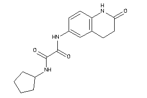 N'-cyclopentyl-N-(2-keto-3,4-dihydro-1H-quinolin-6-yl)oxamide