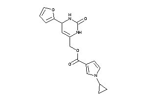 1-cyclopropylpyrrole-3-carboxylic Acid [4-(2-furyl)-2-keto-3,4-dihydro-1H-pyrimidin-6-yl]methyl Ester