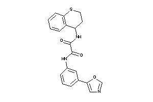 N'-(3-oxazol-5-ylphenyl)-N-thiochroman-4-yl-oxamide