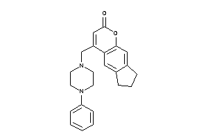 4-[(4-phenylpiperazino)methyl]-7,8-dihydro-6H-cyclopenta[g]chromen-2-one