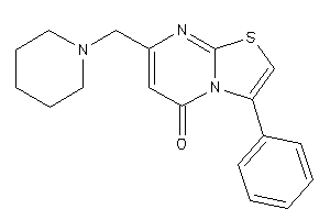 Image of 3-phenyl-7-(piperidinomethyl)thiazolo[3,2-a]pyrimidin-5-one