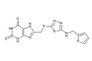 8-[[[5-(2-furfurylamino)-1,3,4-thiadiazol-2-yl]thio]methyl]-7H-xanthine