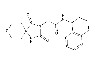 2-(2,4-diketo-8-oxa-1,3-diazaspiro[4.5]decan-3-yl)-N-tetralin-1-yl-acetamide