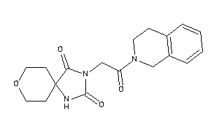 3-[2-(3,4-dihydro-1H-isoquinolin-2-yl)-2-keto-ethyl]-8-oxa-1,3-diazaspiro[4.5]decane-2,4-quinone