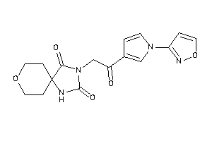 3-[2-(1-isoxazol-3-ylpyrrol-3-yl)-2-keto-ethyl]-8-oxa-1,3-diazaspiro[4.5]decane-2,4-quinone