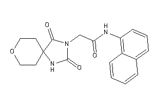 2-(2,4-diketo-8-oxa-1,3-diazaspiro[4.5]decan-3-yl)-N-(1-naphthyl)acetamide