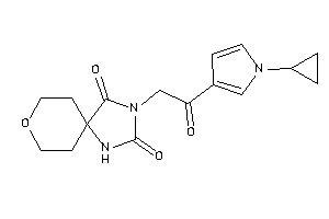 3-[2-(1-cyclopropylpyrrol-3-yl)-2-keto-ethyl]-8-oxa-1,3-diazaspiro[4.5]decane-2,4-quinone