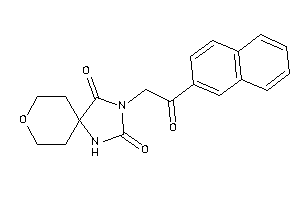 3-[2-keto-2-(2-naphthyl)ethyl]-8-oxa-1,3-diazaspiro[4.5]decane-2,4-quinone