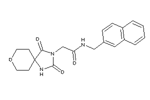 2-(2,4-diketo-8-oxa-1,3-diazaspiro[4.5]decan-3-yl)-N-(2-naphthylmethyl)acetamide