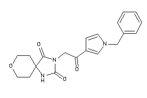 3-[2-(1-benzylpyrrol-3-yl)-2-keto-ethyl]-8-oxa-1,3-diazaspiro[4.5]decane-2,4-quinone