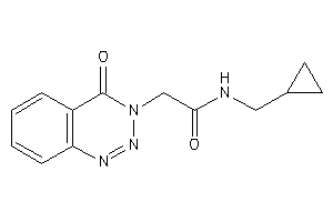 N-(cyclopropylmethyl)-2-(4-keto-1,2,3-benzotriazin-3-yl)acetamide