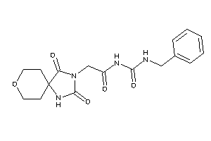 N-(benzylcarbamoyl)-2-(2,4-diketo-8-oxa-1,3-diazaspiro[4.5]decan-3-yl)acetamide