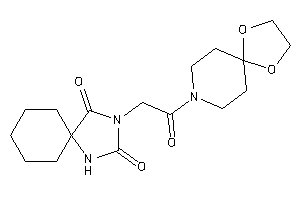 3-[2-(1,4-dioxa-8-azaspiro[4.5]decan-8-yl)-2-keto-ethyl]-1,3-diazaspiro[4.5]decane-2,4-quinone