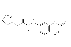 1-(3-furfuryl)-3-(2-ketochromen-7-yl)urea