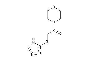 1-morpholino-2-(4H-1,2,4-triazol-3-ylthio)ethanone