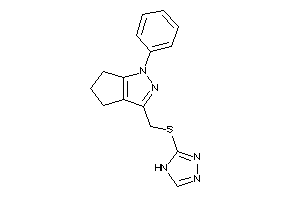 1-phenyl-3-[(4H-1,2,4-triazol-3-ylthio)methyl]-5,6-dihydro-4H-cyclopenta[c]pyrazole