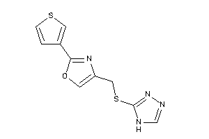 2-(3-thienyl)-4-[(4H-1,2,4-triazol-3-ylthio)methyl]oxazole