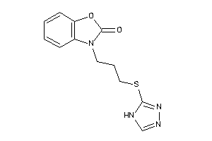 3-[3-(4H-1,2,4-triazol-3-ylthio)propyl]-1,3-benzoxazol-2-one