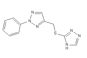 2-phenyl-4-[(4H-1,2,4-triazol-3-ylthio)methyl]triazole