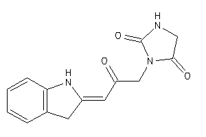 3-(3-indolin-2-ylidene-2-keto-propyl)hydantoin