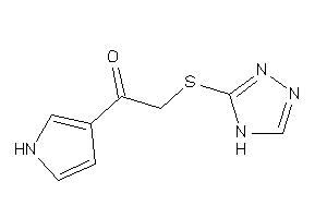 1-(1H-pyrrol-3-yl)-2-(4H-1,2,4-triazol-3-ylthio)ethanone