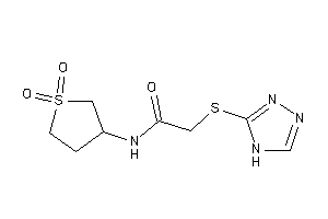 Image of N-(1,1-diketothiolan-3-yl)-2-(4H-1,2,4-triazol-3-ylthio)acetamide