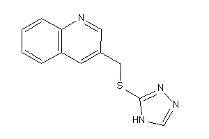 3-[(4H-1,2,4-triazol-3-ylthio)methyl]quinoline