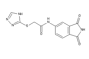 N-(1,3-diketoisoindolin-5-yl)-2-(4H-1,2,4-triazol-3-ylthio)acetamide