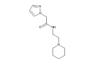 Image of N-(2-piperidinoethyl)-2-pyrazol-1-yl-acetamide