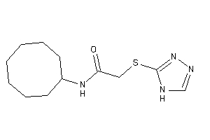 N-cyclooctyl-2-(4H-1,2,4-triazol-3-ylthio)acetamide