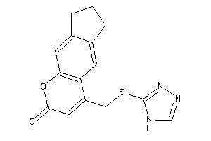 Image of 4-[(4H-1,2,4-triazol-3-ylthio)methyl]-7,8-dihydro-6H-cyclopenta[g]chromen-2-one