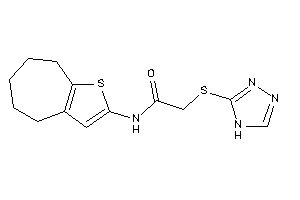 N-(5,6,7,8-tetrahydro-4H-cyclohepta[b]thiophen-2-yl)-2-(4H-1,2,4-triazol-3-ylthio)acetamide