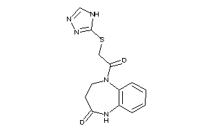 1-[2-(4H-1,2,4-triazol-3-ylthio)acetyl]-3,5-dihydro-2H-1,5-benzodiazepin-4-one