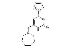 Image of 6-(azepan-1-ylmethyl)-4-(2-furyl)-3,4-dihydro-1H-pyrimidin-2-one