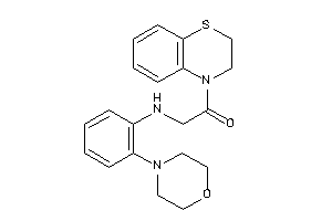 1-(2,3-dihydro-1,4-benzothiazin-4-yl)-2-(2-morpholinoanilino)ethanone