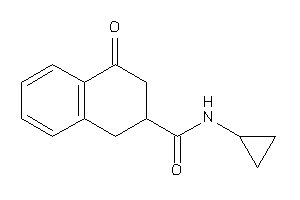 Image of N-cyclopropyl-4-keto-tetralin-2-carboxamide