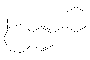 8-cyclohexyl-2,3,4,5-tetrahydro-1H-2-benzazepine