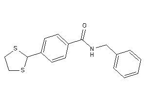 N-benzyl-4-(1,3-dithiolan-2-yl)benzamide