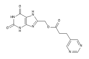 3-(5-pyrimidyl)propionic Acid (2,6-diketo-3,7-dihydropurin-8-yl)methyl Ester