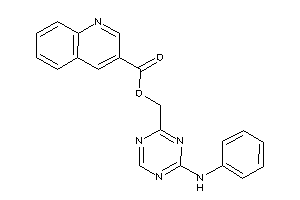 Quinoline-3-carboxylic Acid (4-anilino-s-triazin-2-yl)methyl Ester