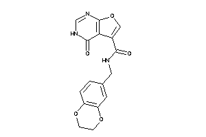 N-(2,3-dihydro-1,4-benzodioxin-6-ylmethyl)-4-keto-3H-furo[2,3-d]pyrimidine-5-carboxamide